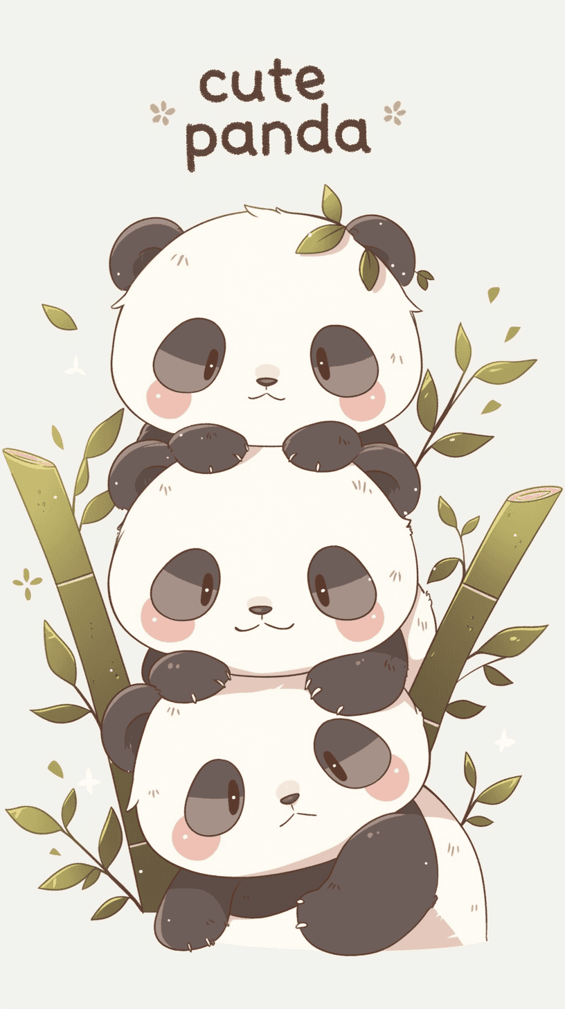 Panda 011 original repeating artwork