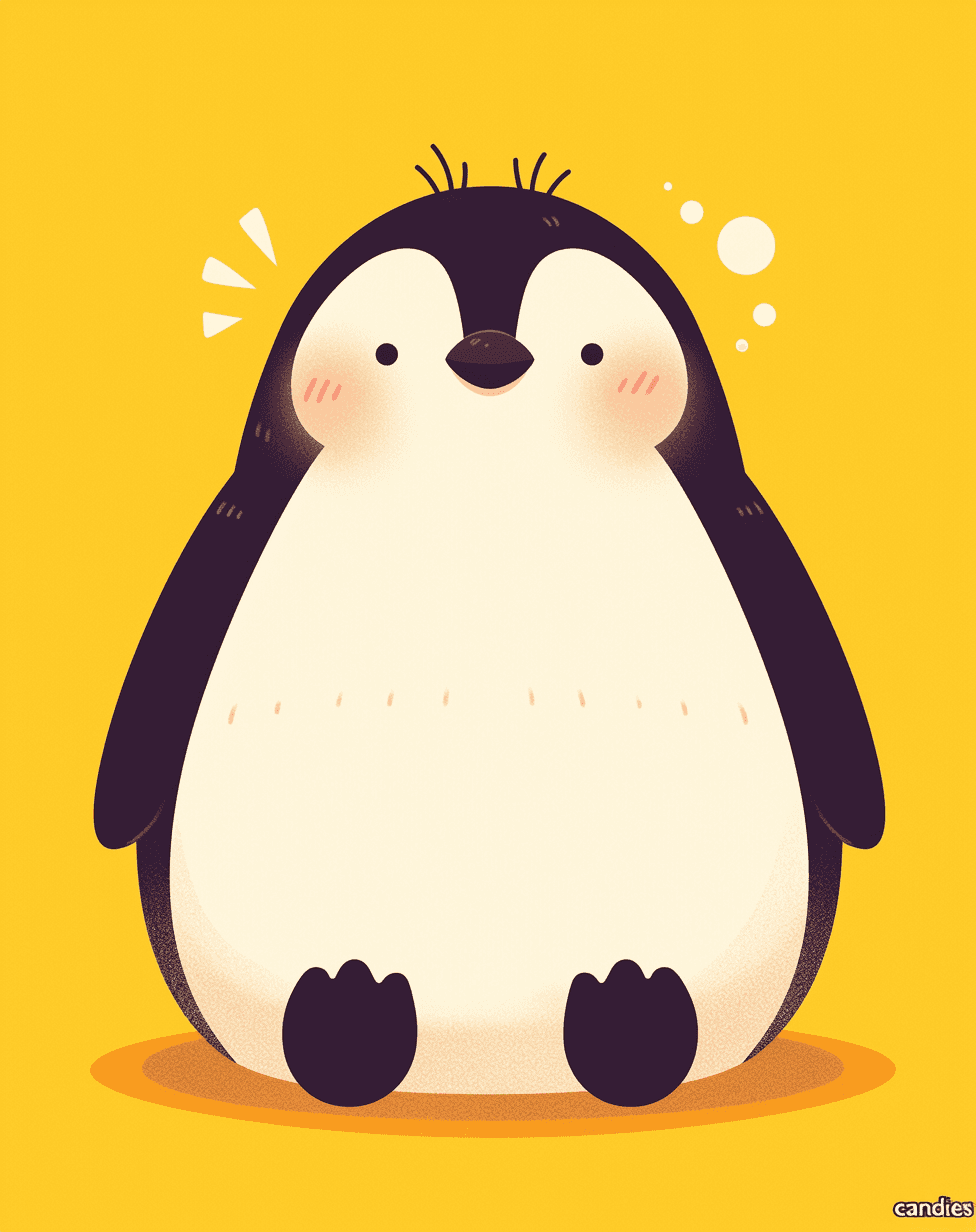 Penguin Beats original repeating artwork