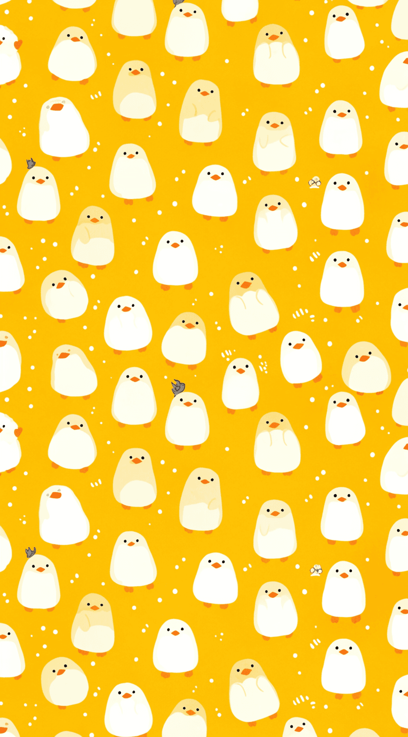 Penguin Team original repeating artwork