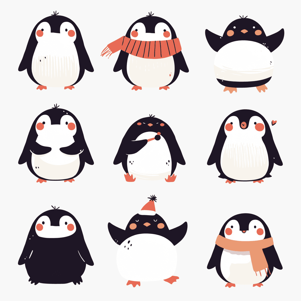 Penguin Tint original repeating artwork