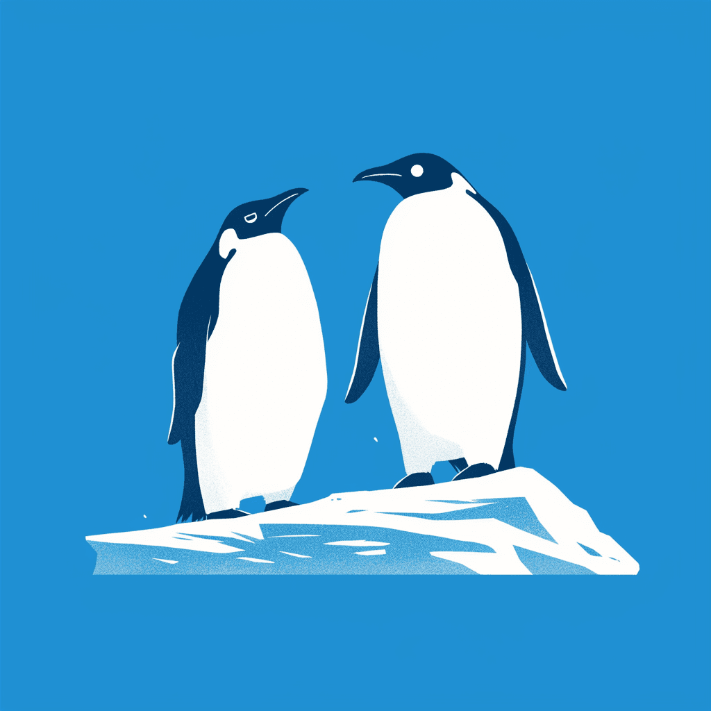 Penguin 075 original repeating artwork