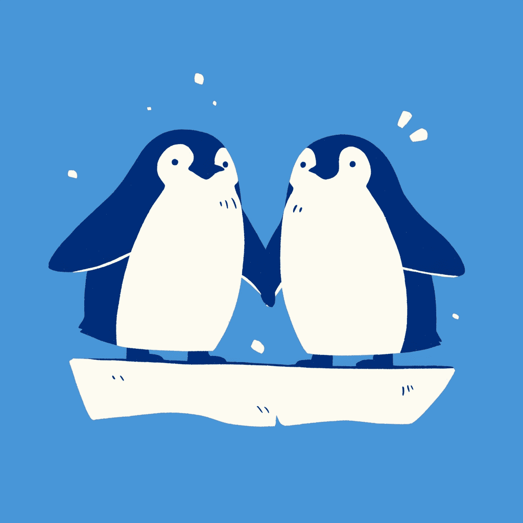 Penguin East original repeating artwork
