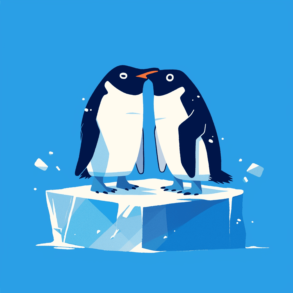 Penguin South original repeating artwork