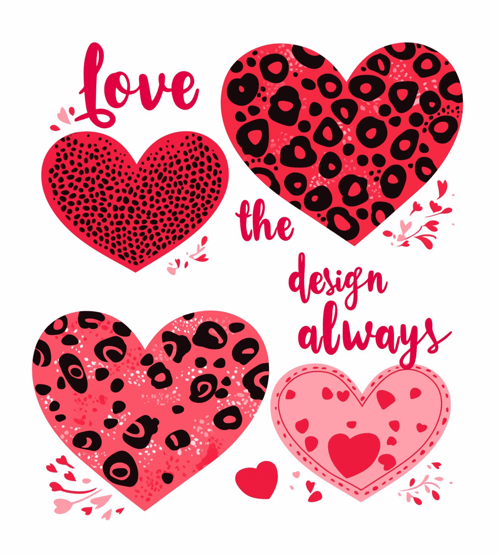 Sweet Cool Heart Tune original repeating artwork