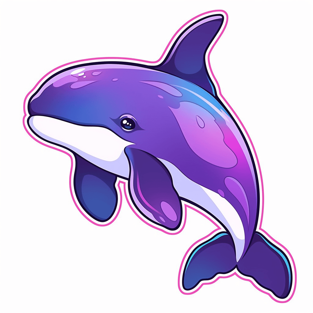 Dolphin Squad original repeating artwork