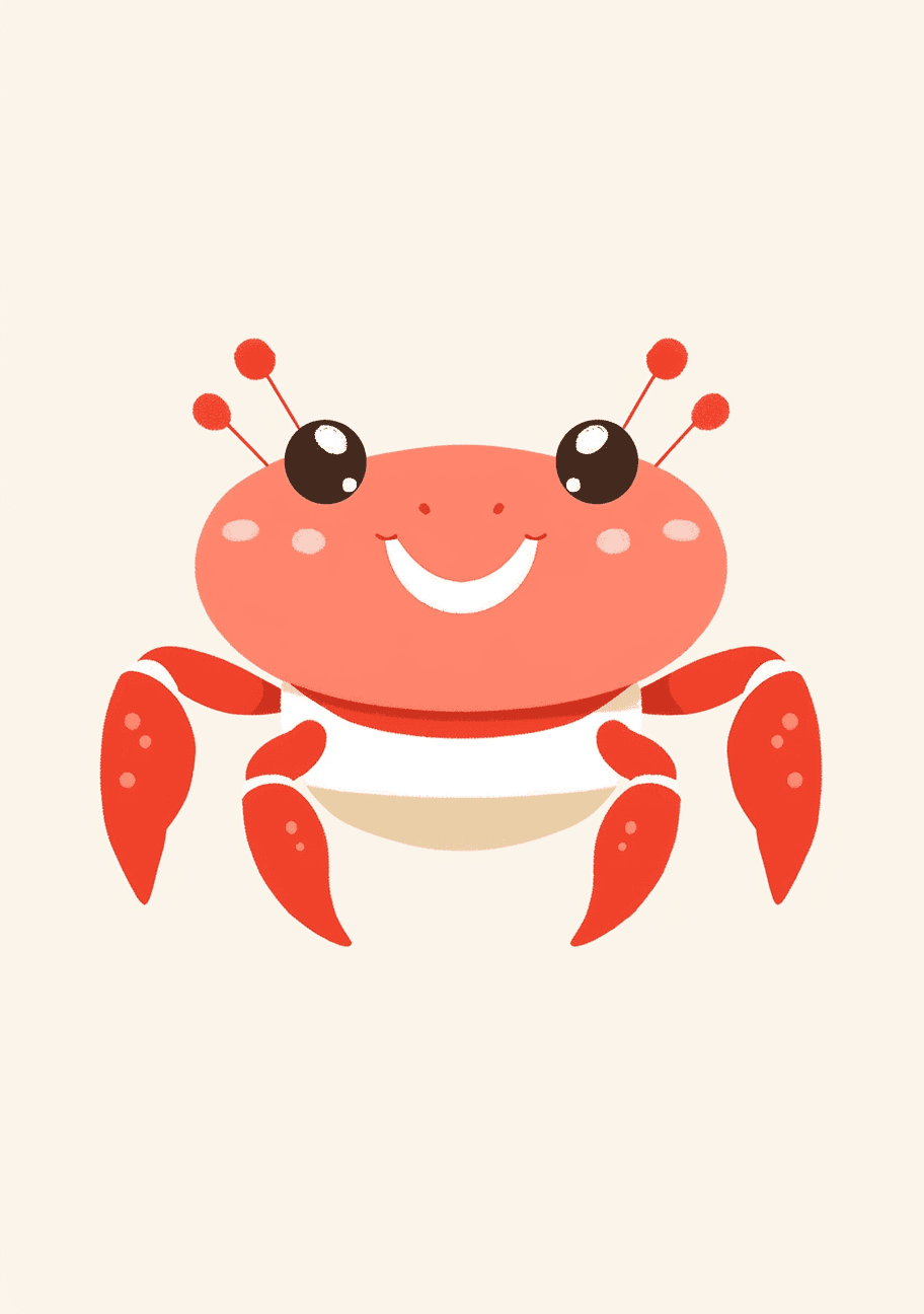 Crab Parade original repeating artwork