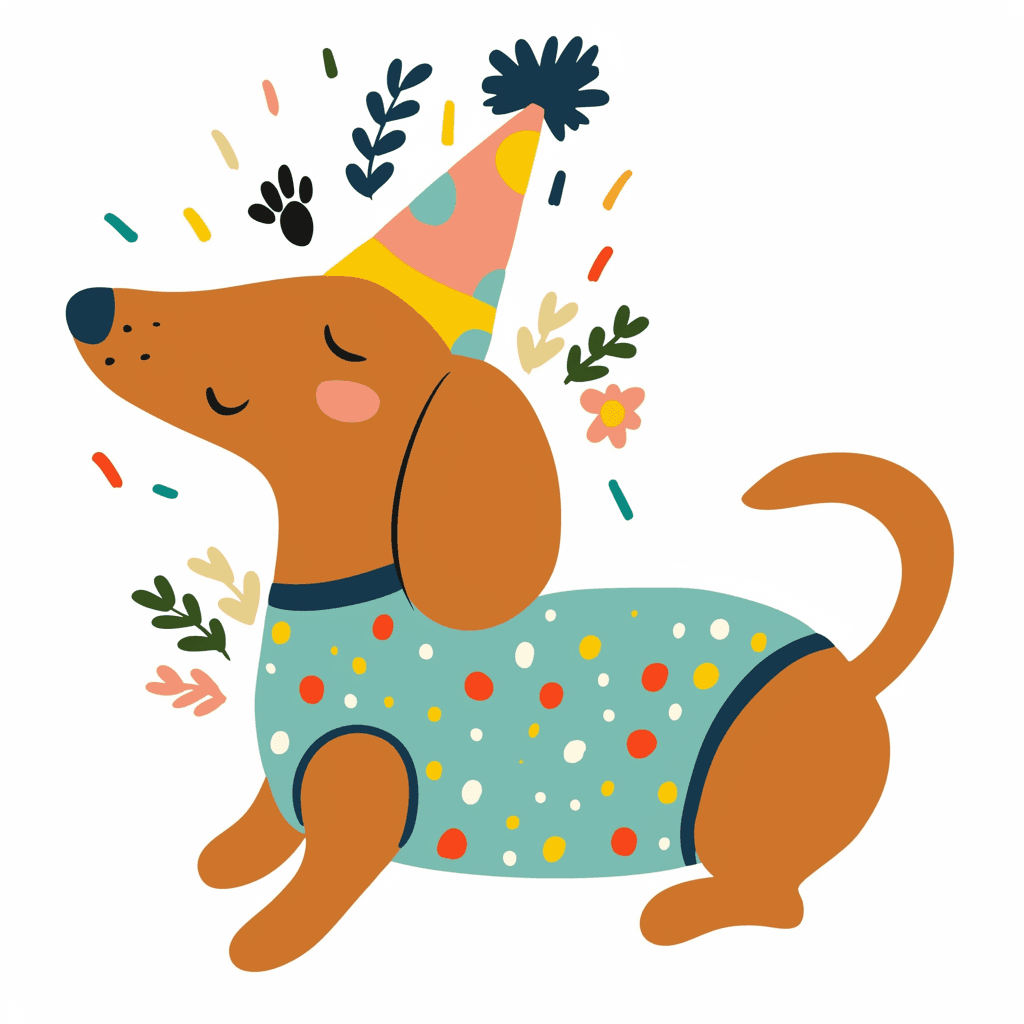 Dog 105 original repeating artwork