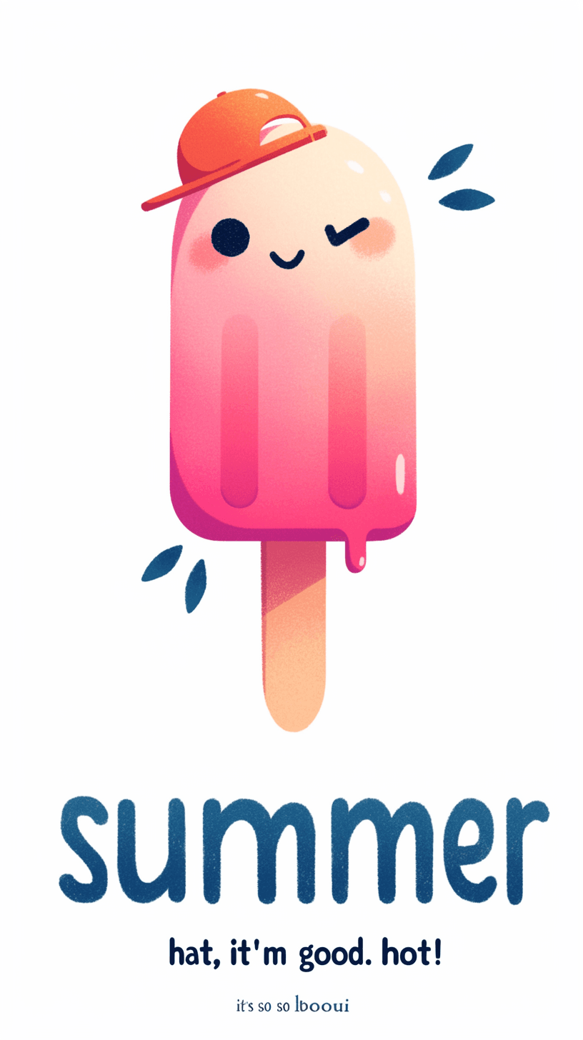 Sweet Cool Ice Cream Tribe original repeating artwork