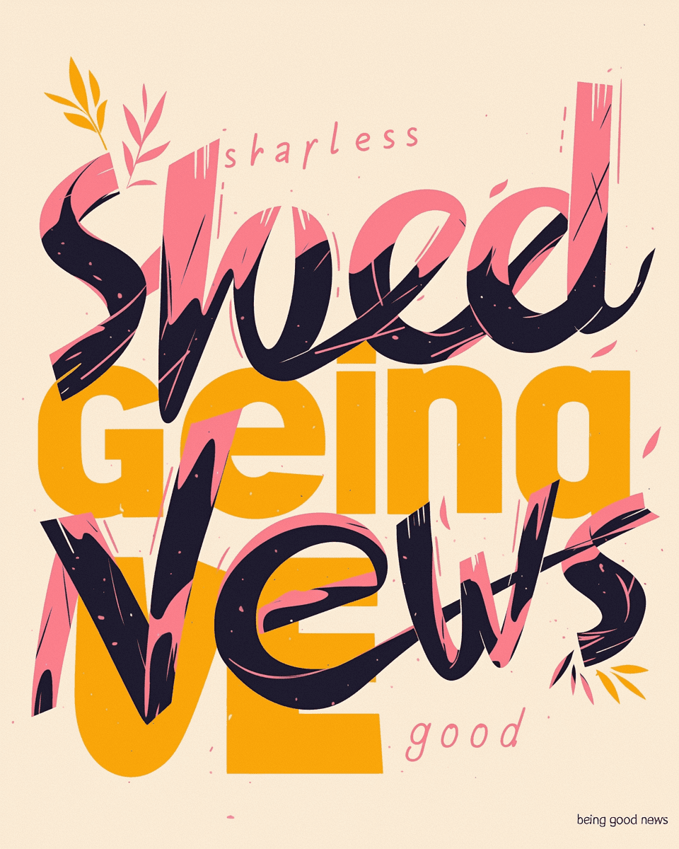 Sweet Cool Gleam original repeating artwork