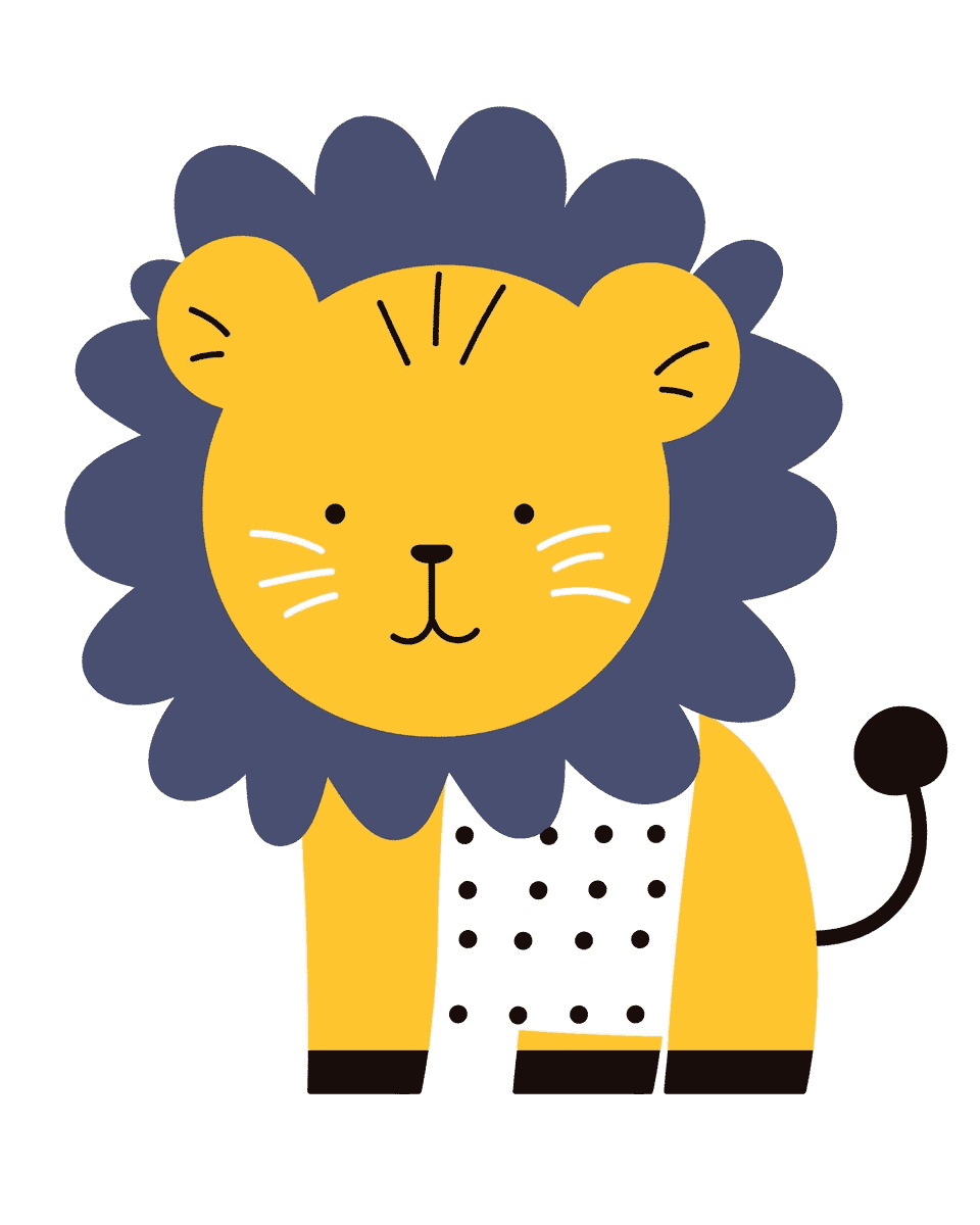 Lion Beats original repeating artwork