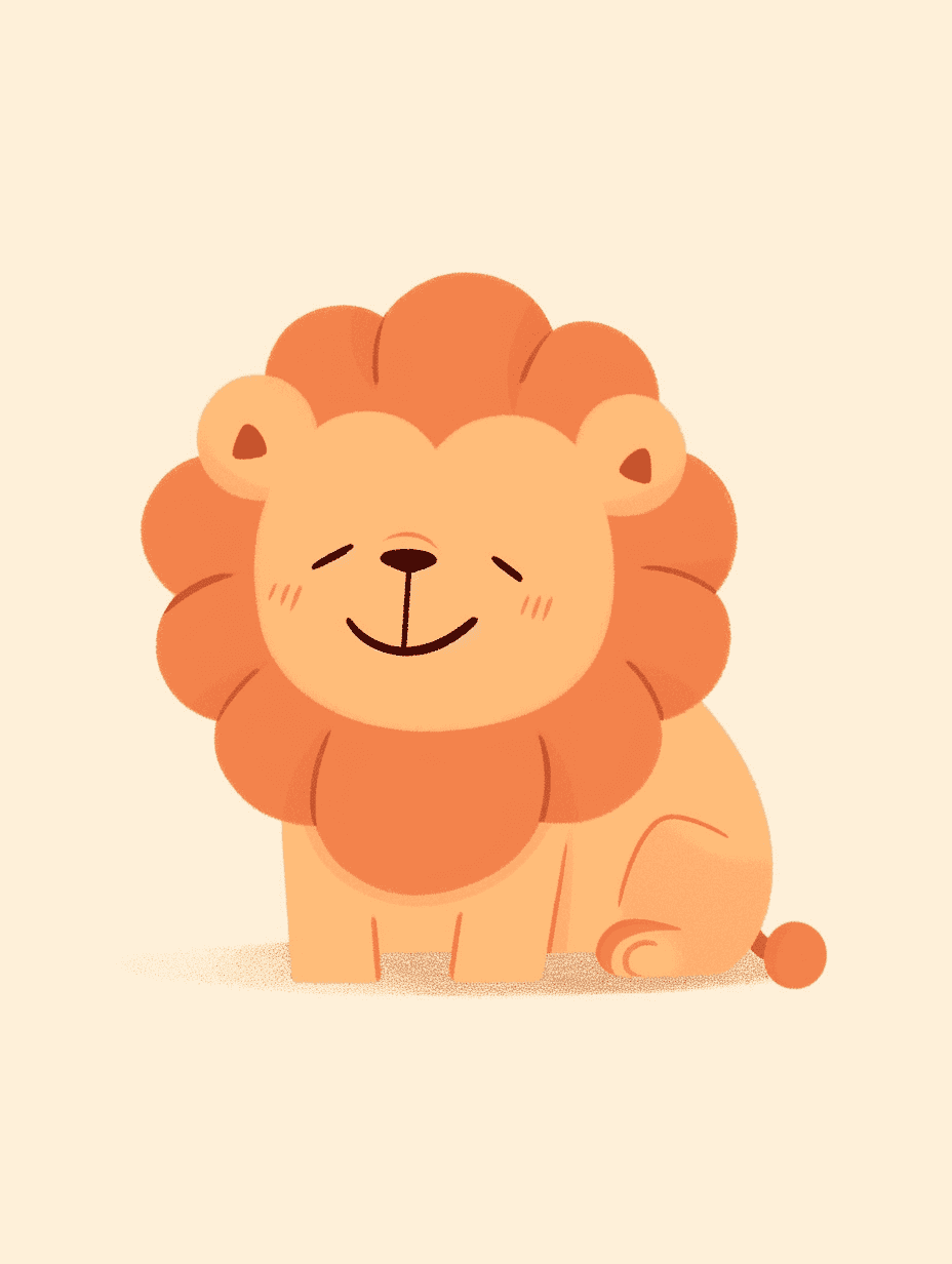 Lion Dash original repeating artwork