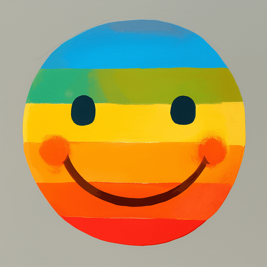 Sweet Cool Rainbow Squad original repeating artwork