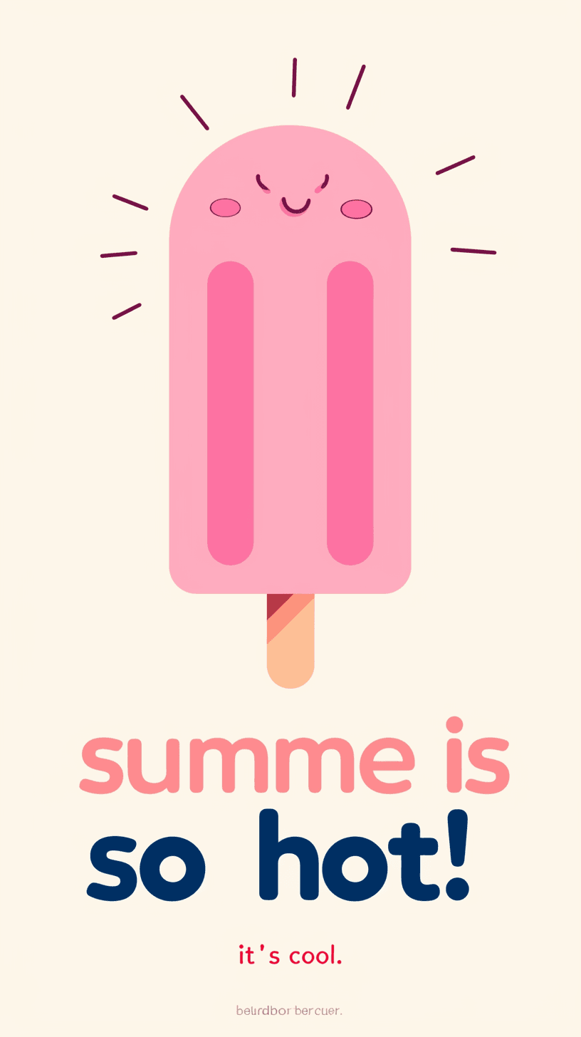 Sweet Cool Ice Cream original repeating artwork