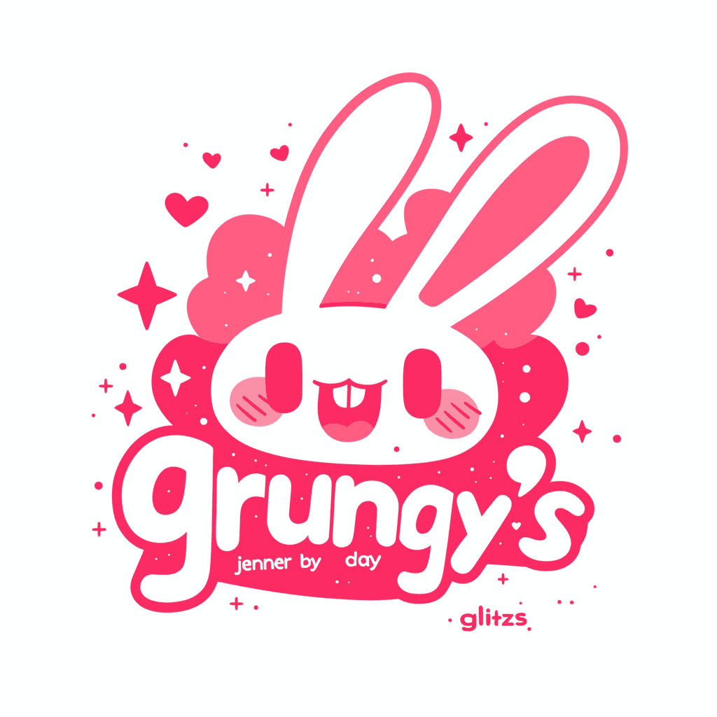 Sweet Cool Bunny Mono original repeating artwork