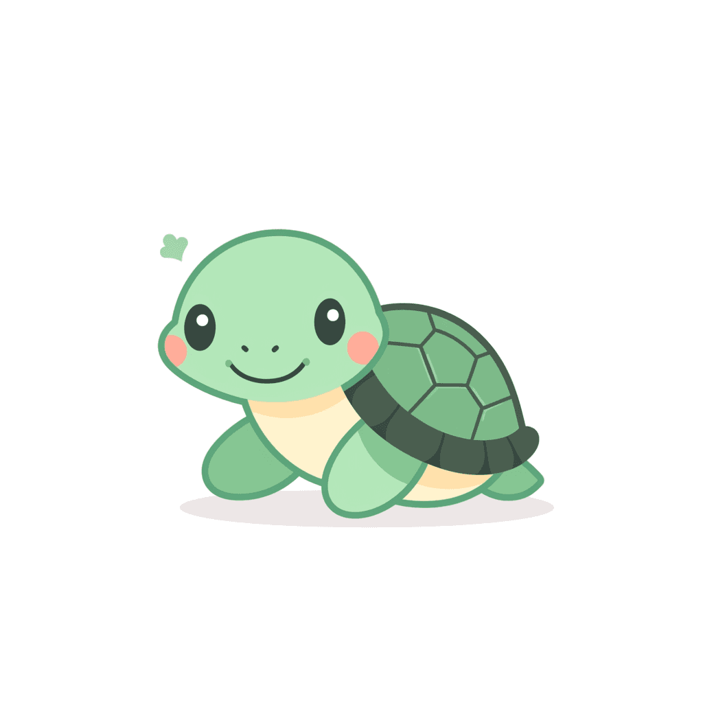 Turtle Parade original repeating artwork