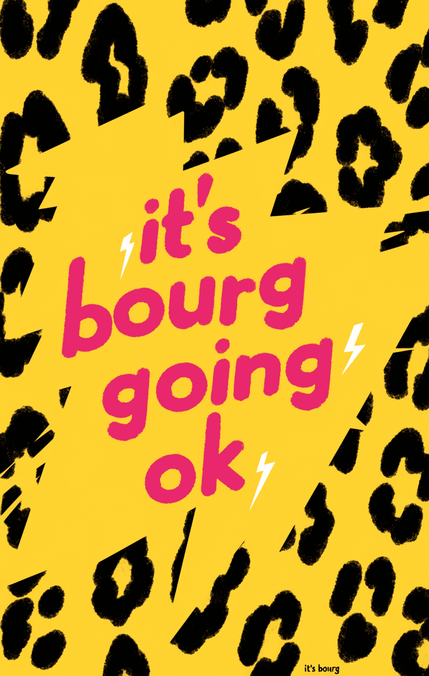 Sweet Cool Bop original repeating artwork