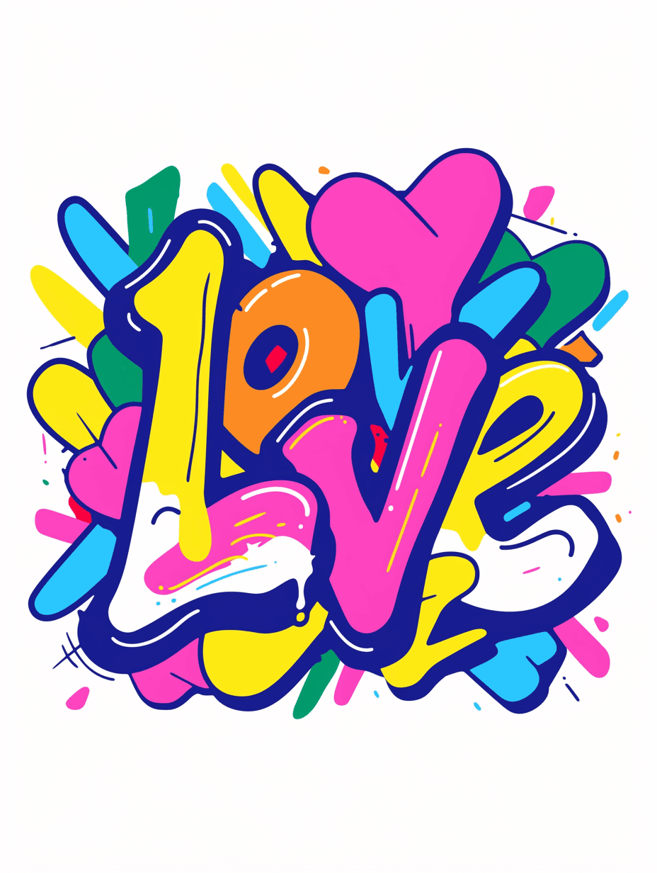 Sweet Cool Letter 057 original repeating artwork
