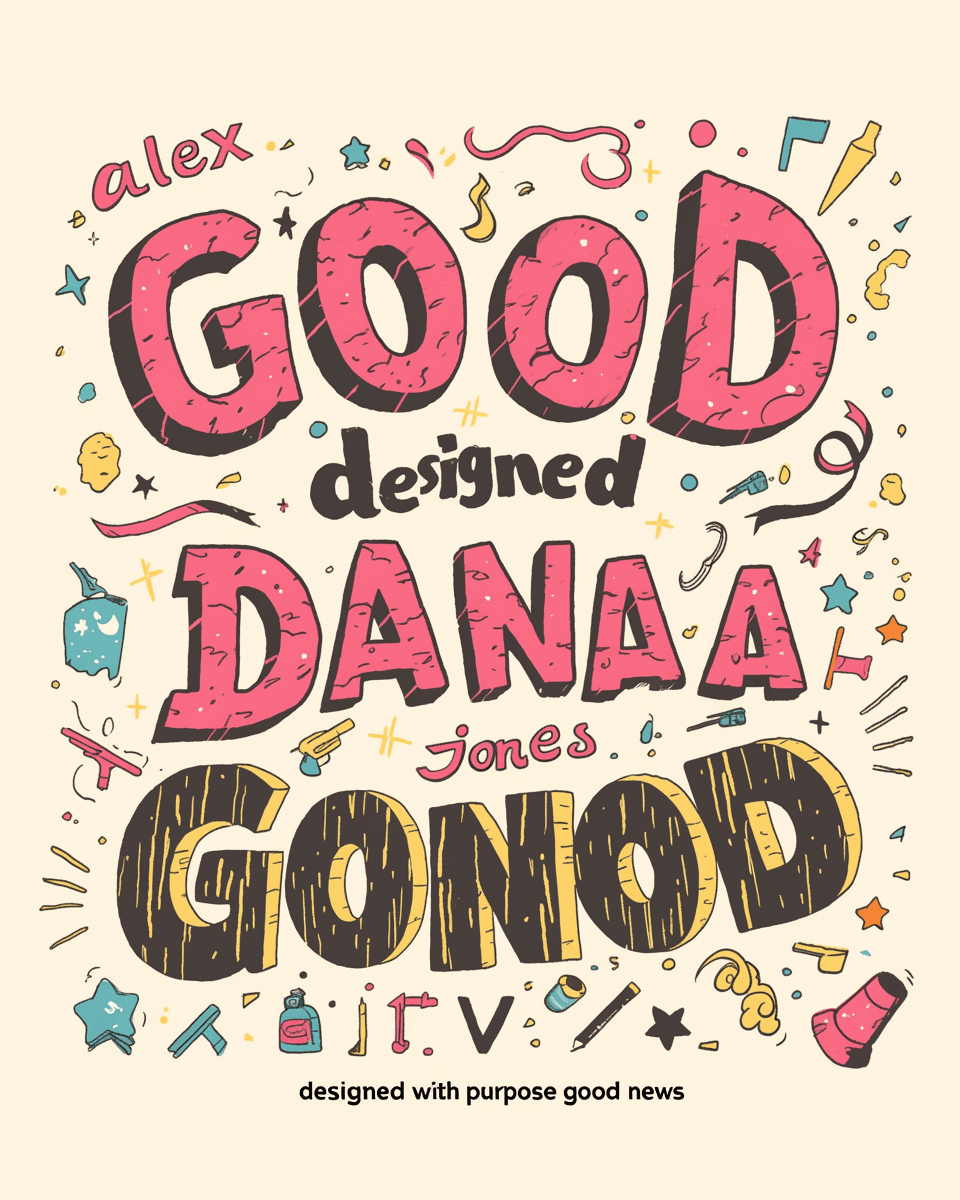 Sweet Cool Letter 186 original repeating artwork