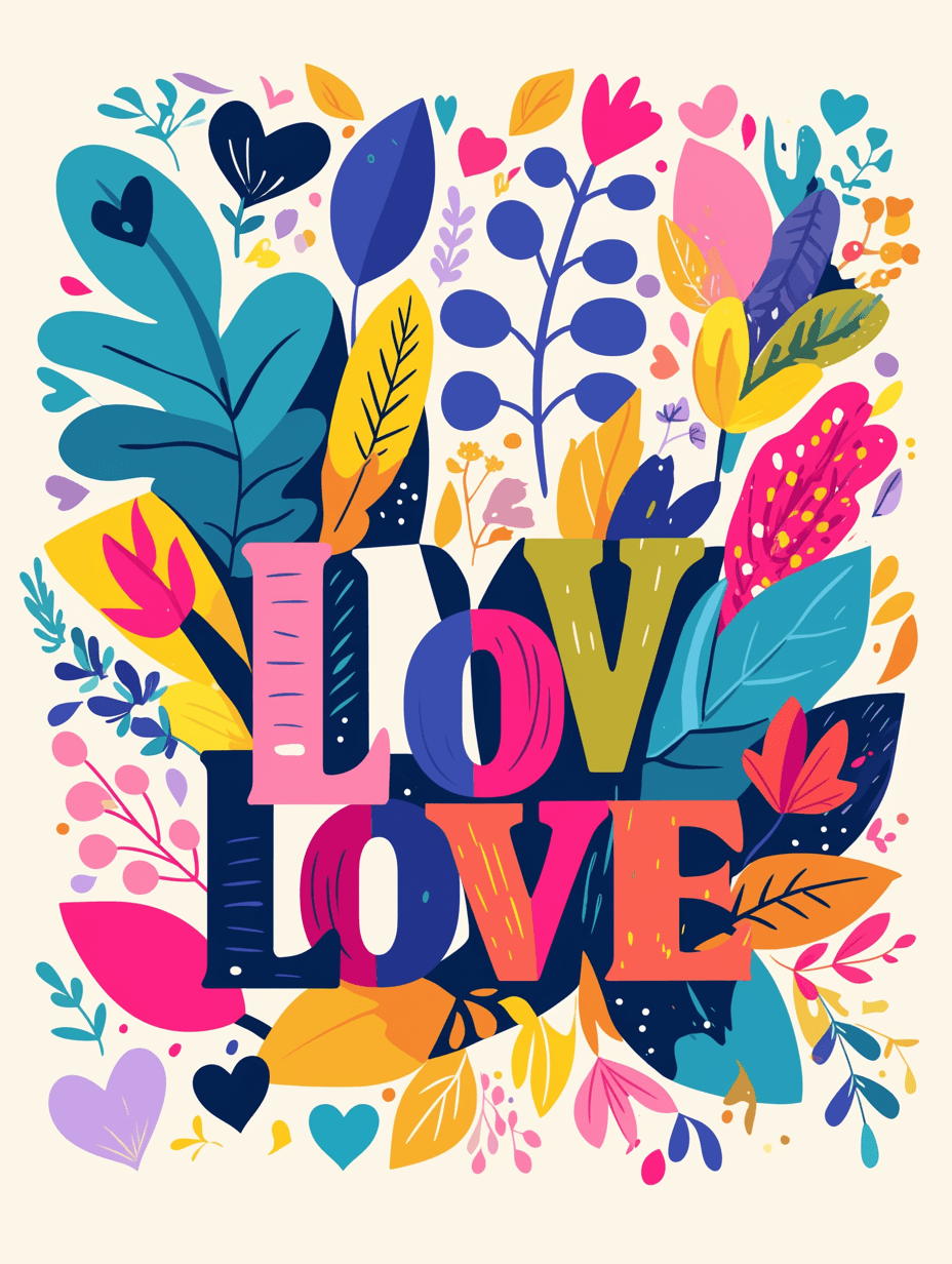 Sweet Cool Letter 207 original repeating artwork
