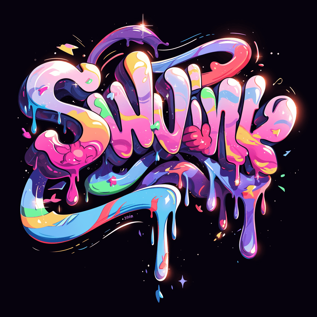 Sweet Cool Letter Prism original repeating artwork