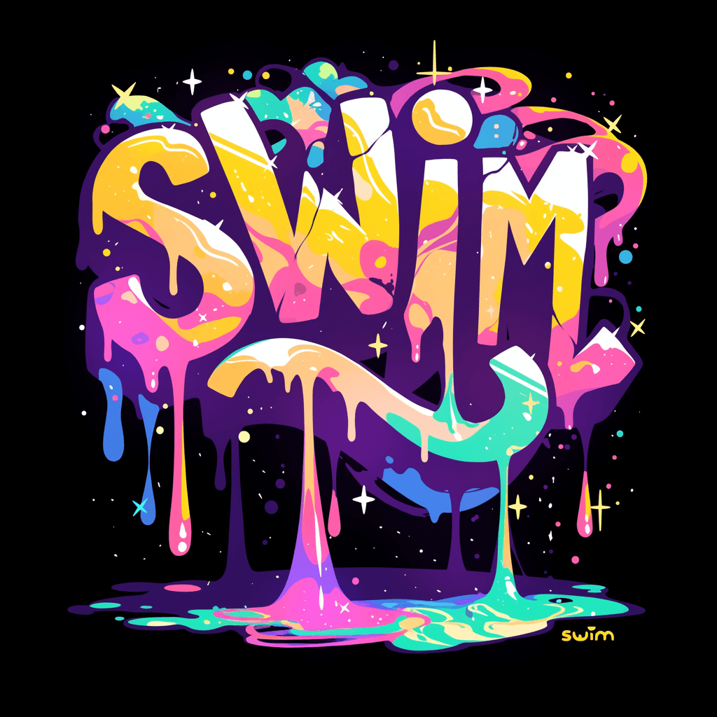 Sweet Cool Letter Shine original repeating artwork