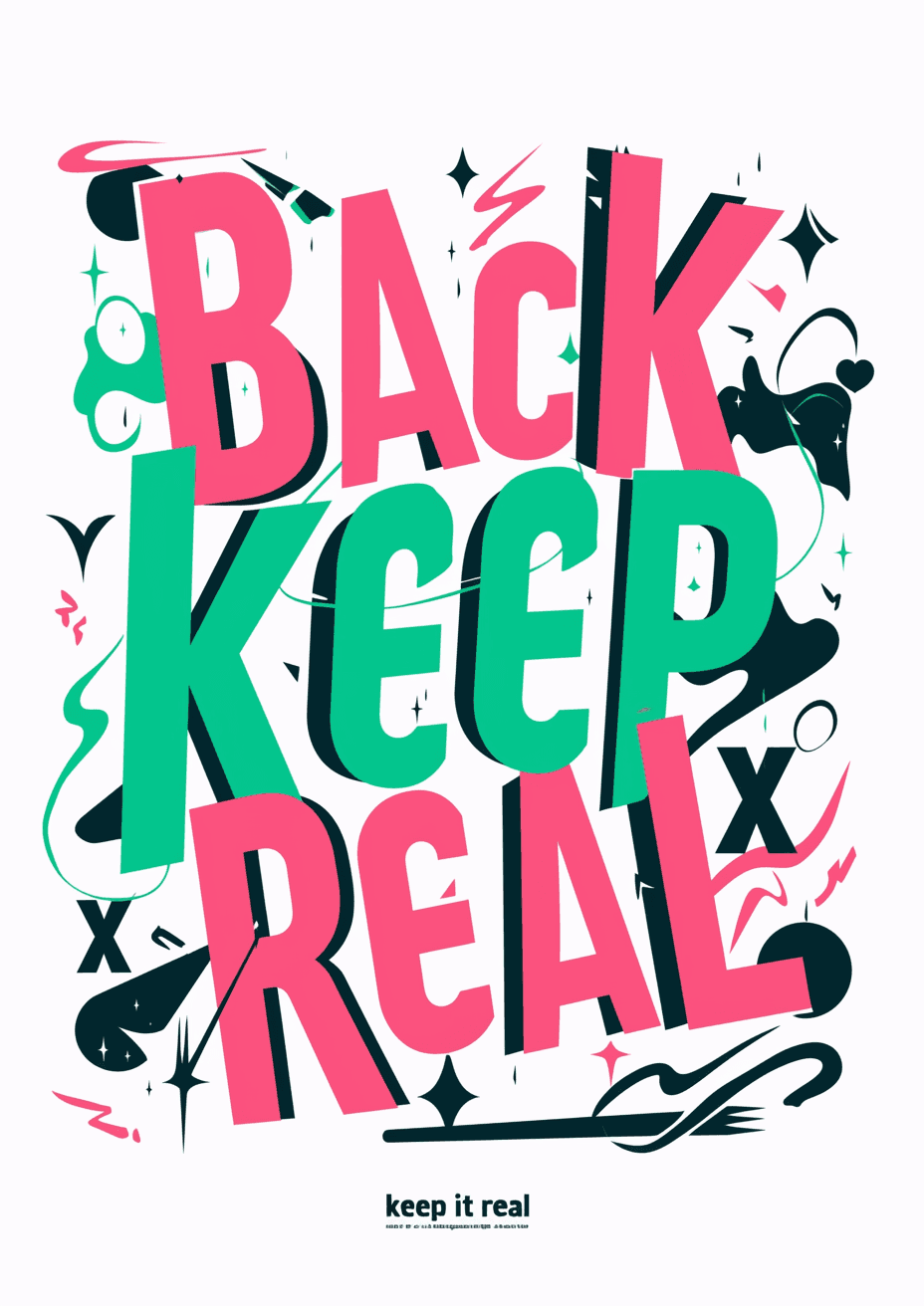 Sweet Cool Letter 048 original repeating artwork