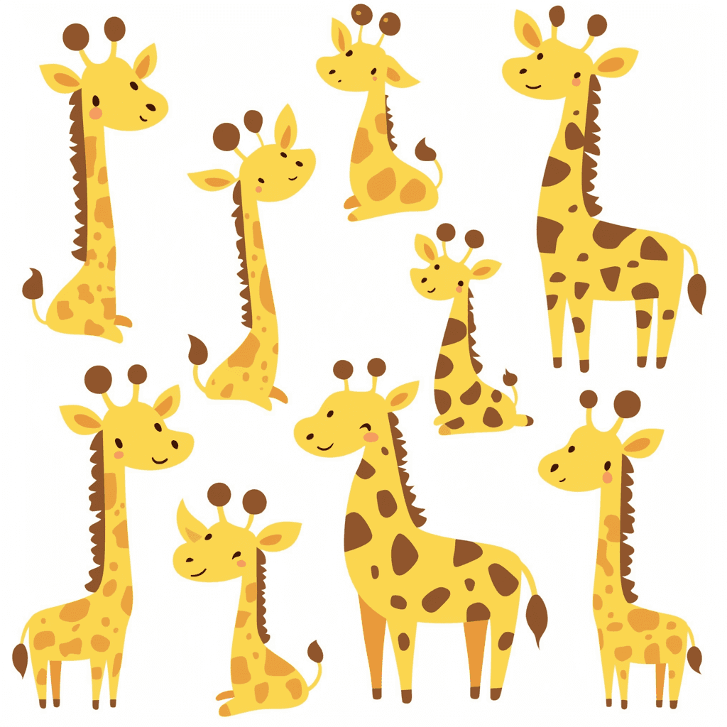 Giraffe 014 original repeating artwork