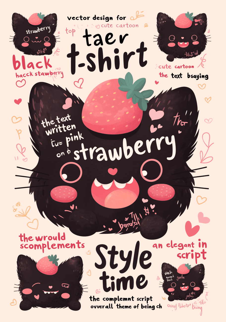 Sweet Cool Letter 101 original repeating artwork