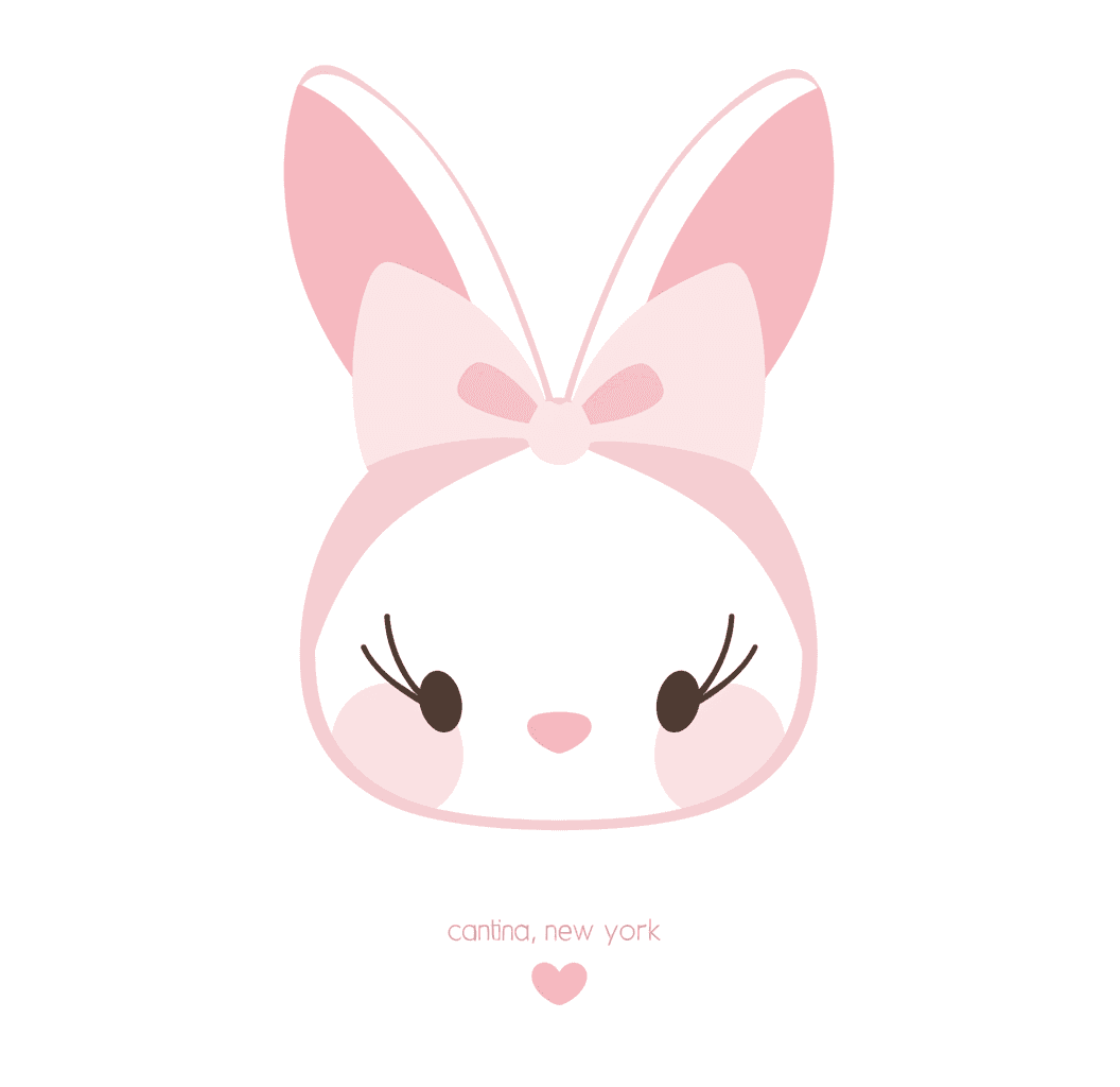 Sweet Cool Bunny Session original repeating artwork