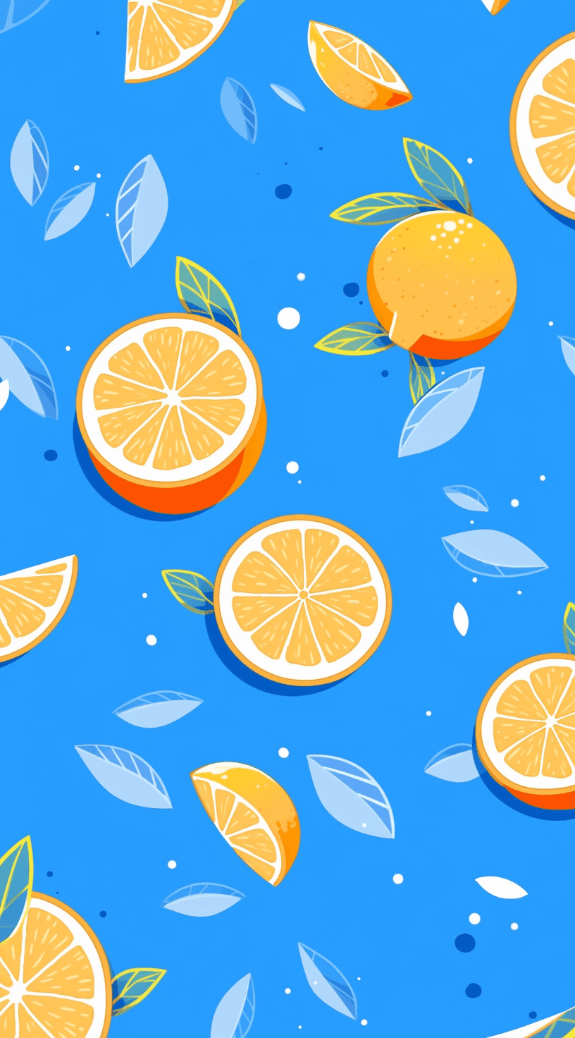 Fruit Subway original repeating artwork