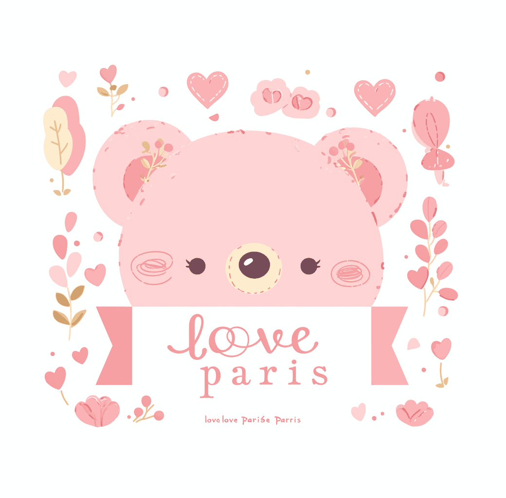 Sweet Cool Bear original repeating artwork