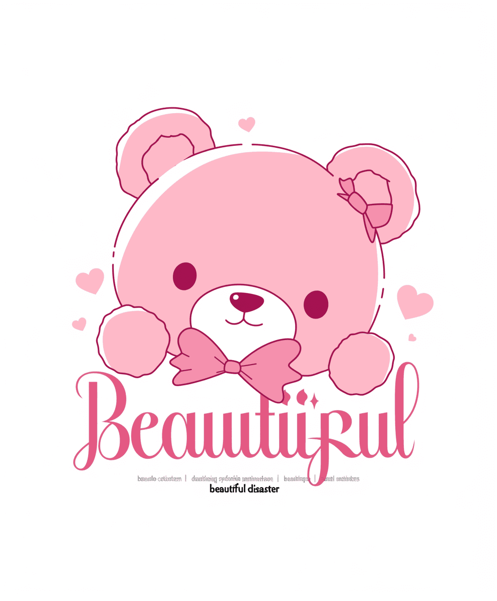 Sweet Cool Bear Festival original repeating artwork