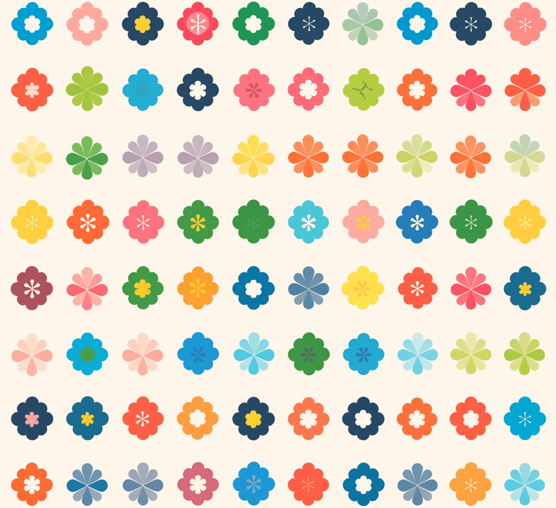 Blossom 1061 original repeating artwork
