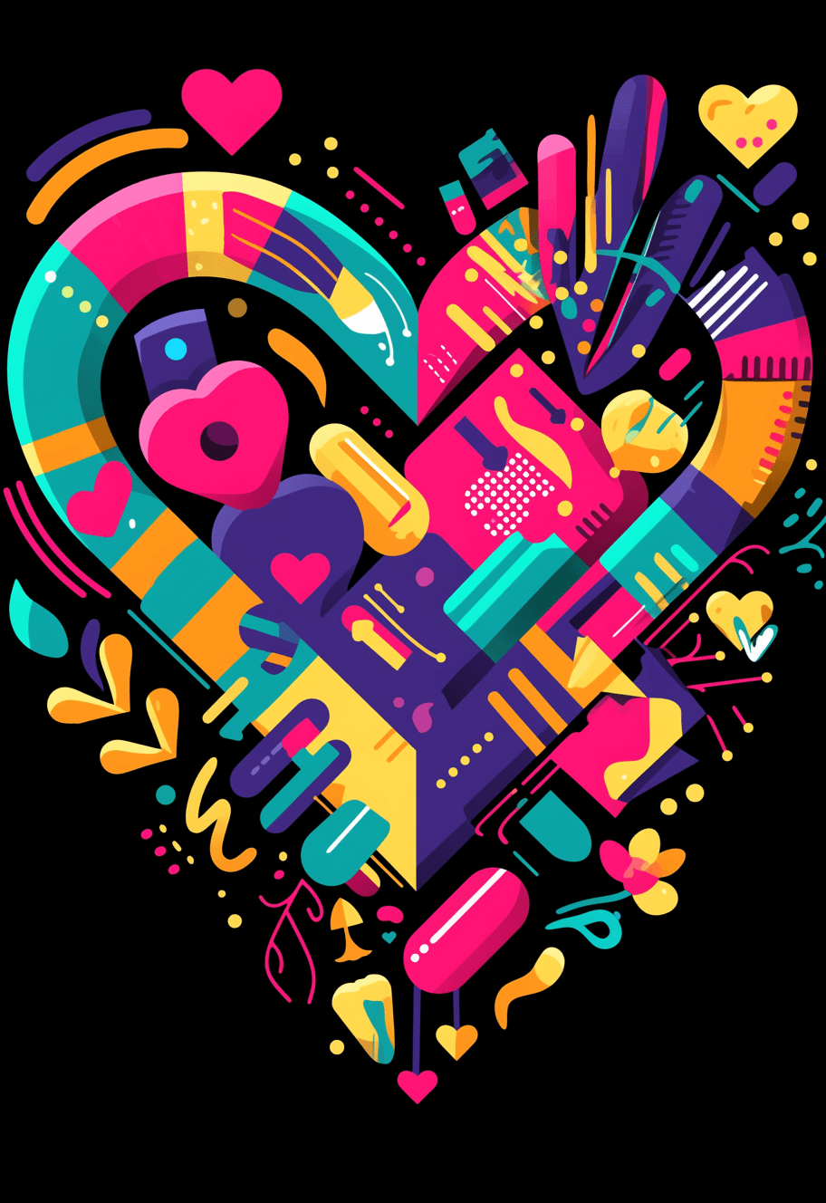 Sweet Cool Design 126 original repeating artwork