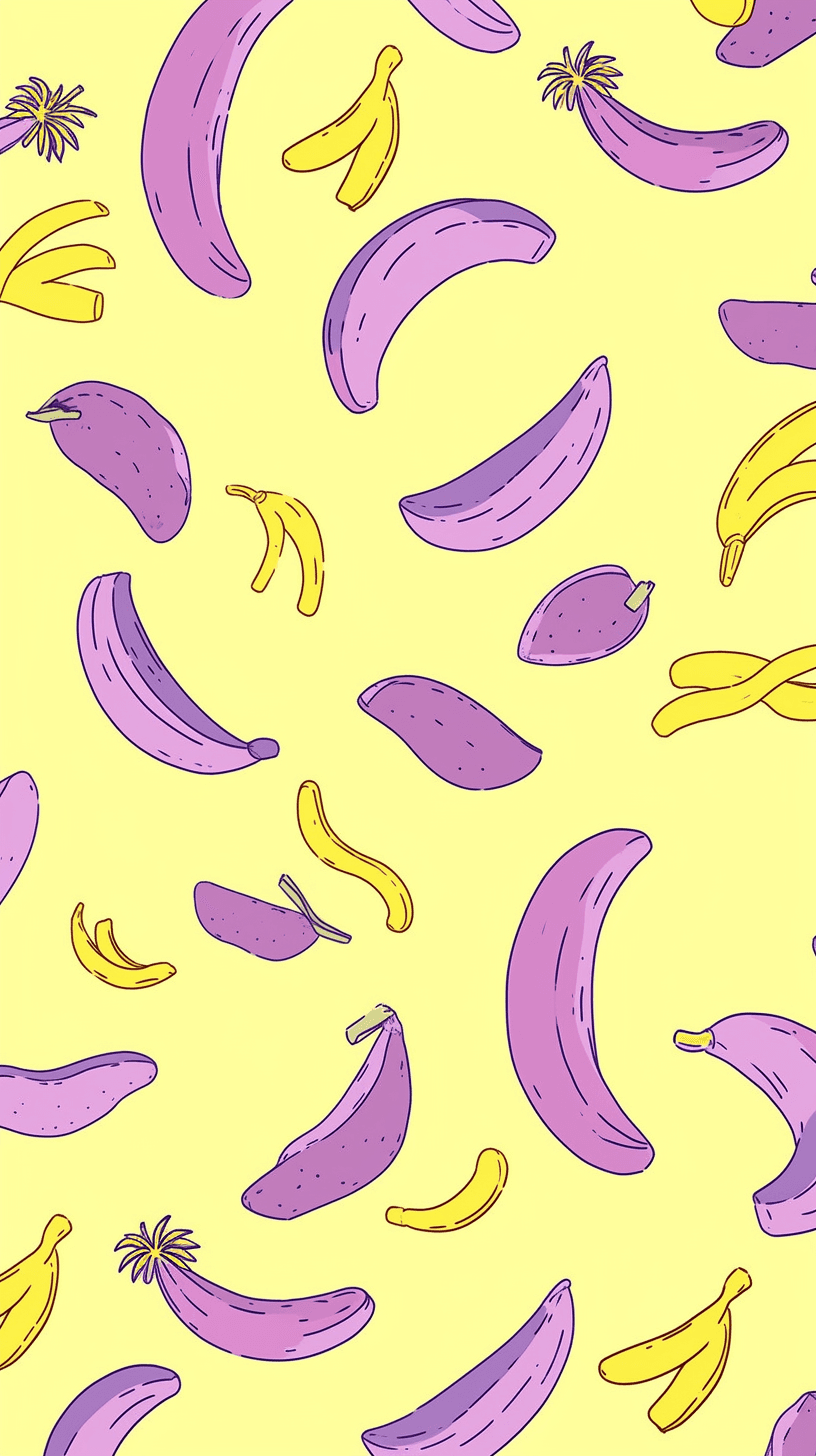 Banana Festival original repeating artwork