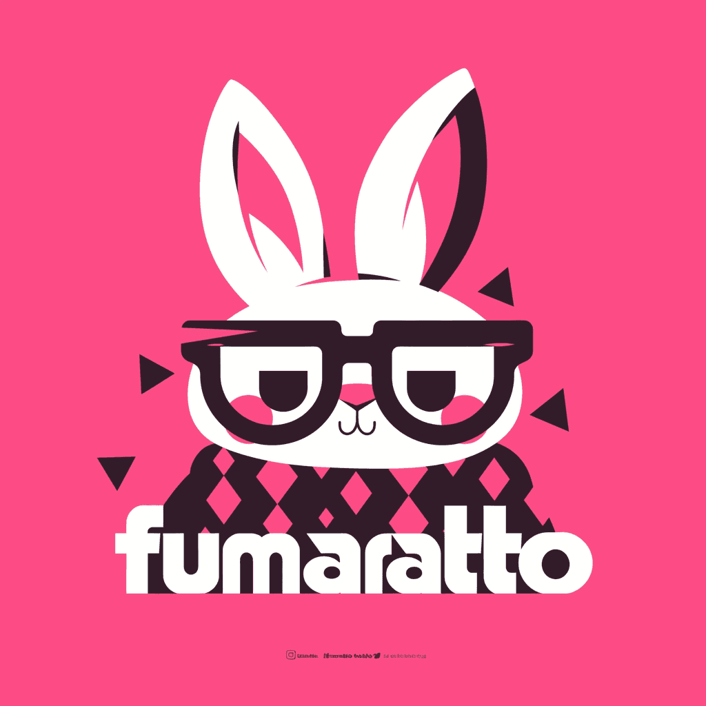 Sweet Cool Bunny Bounce original repeating artwork