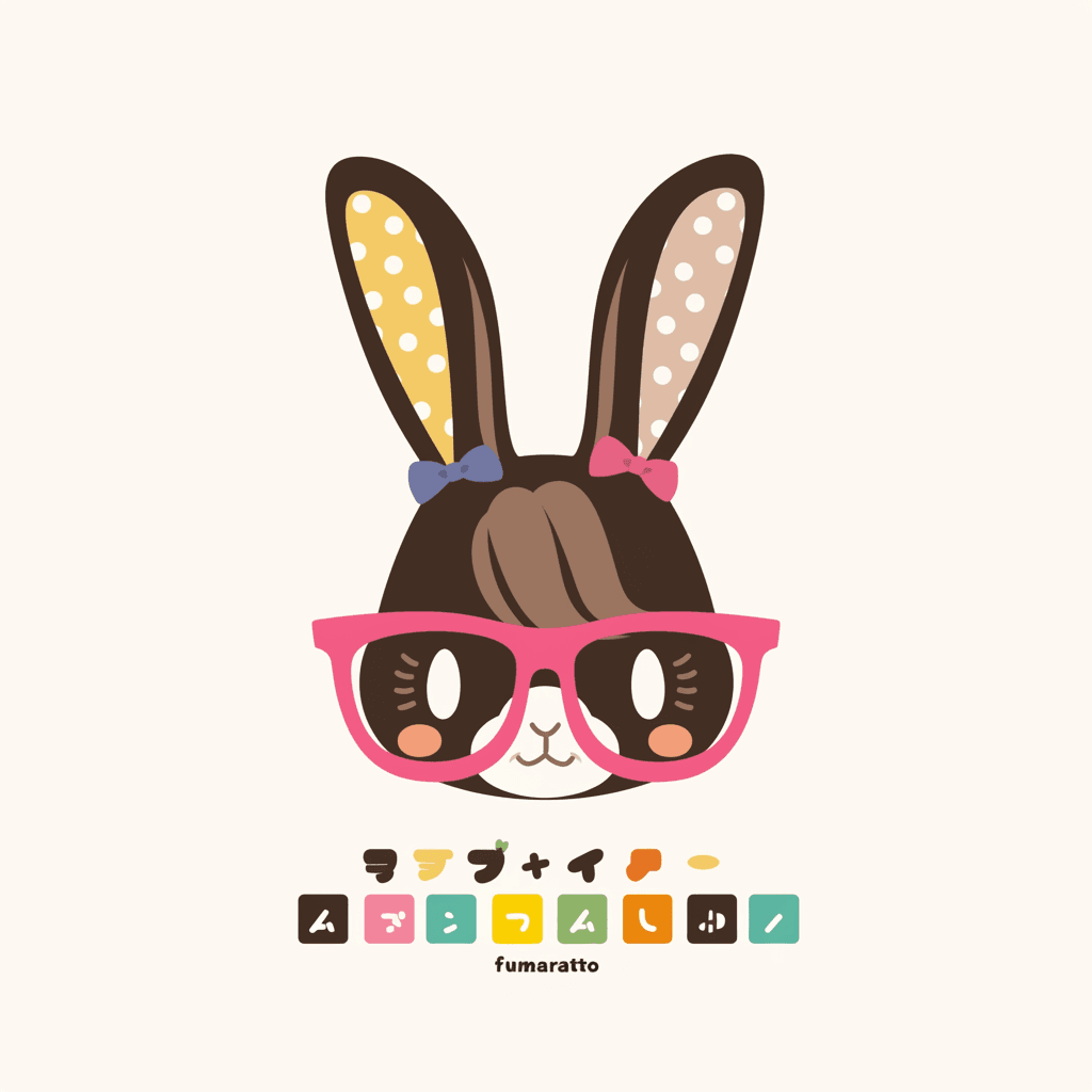 Sweet Cool Bunny Dash original repeating artwork
