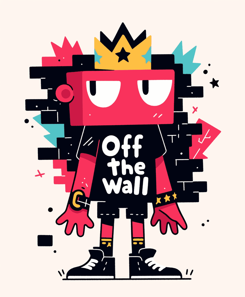 Sweet Cool Letter Downtown original repeating artwork