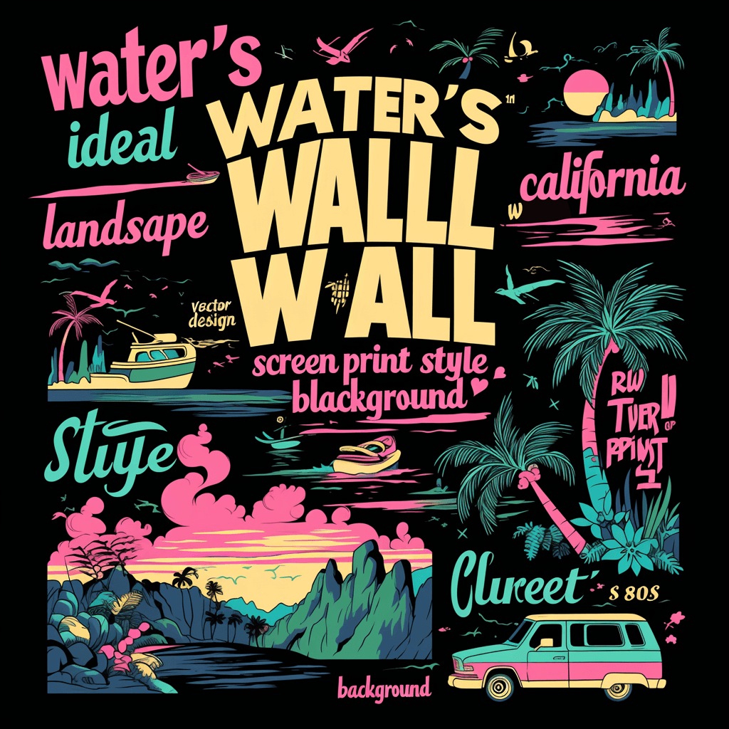 Sweet Cool Letter 247 original repeating artwork