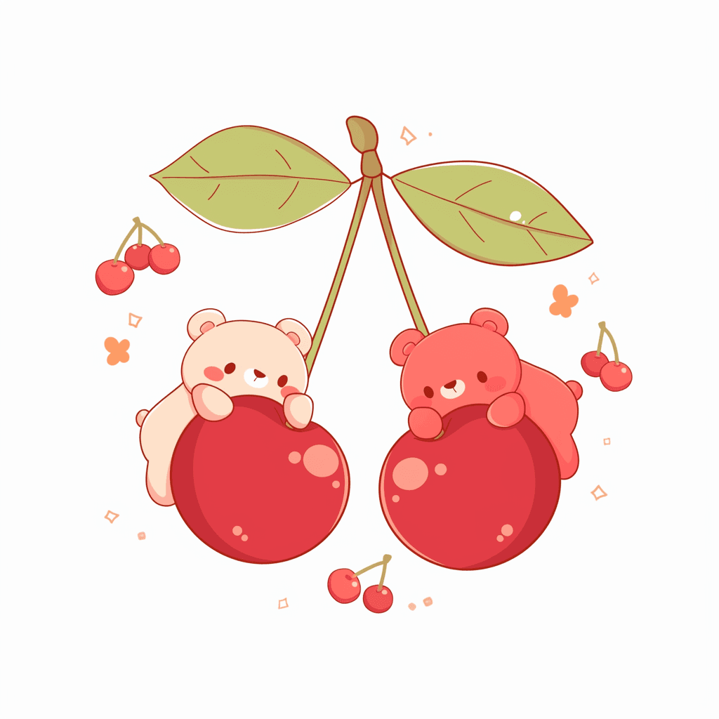 Cherry 084 original repeating artwork