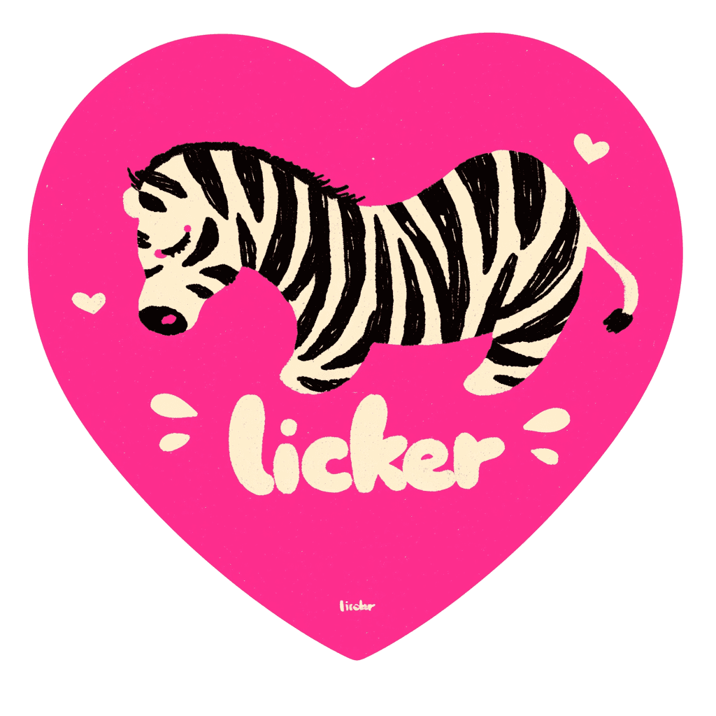 Sweet Cool Zebra original repeating artwork