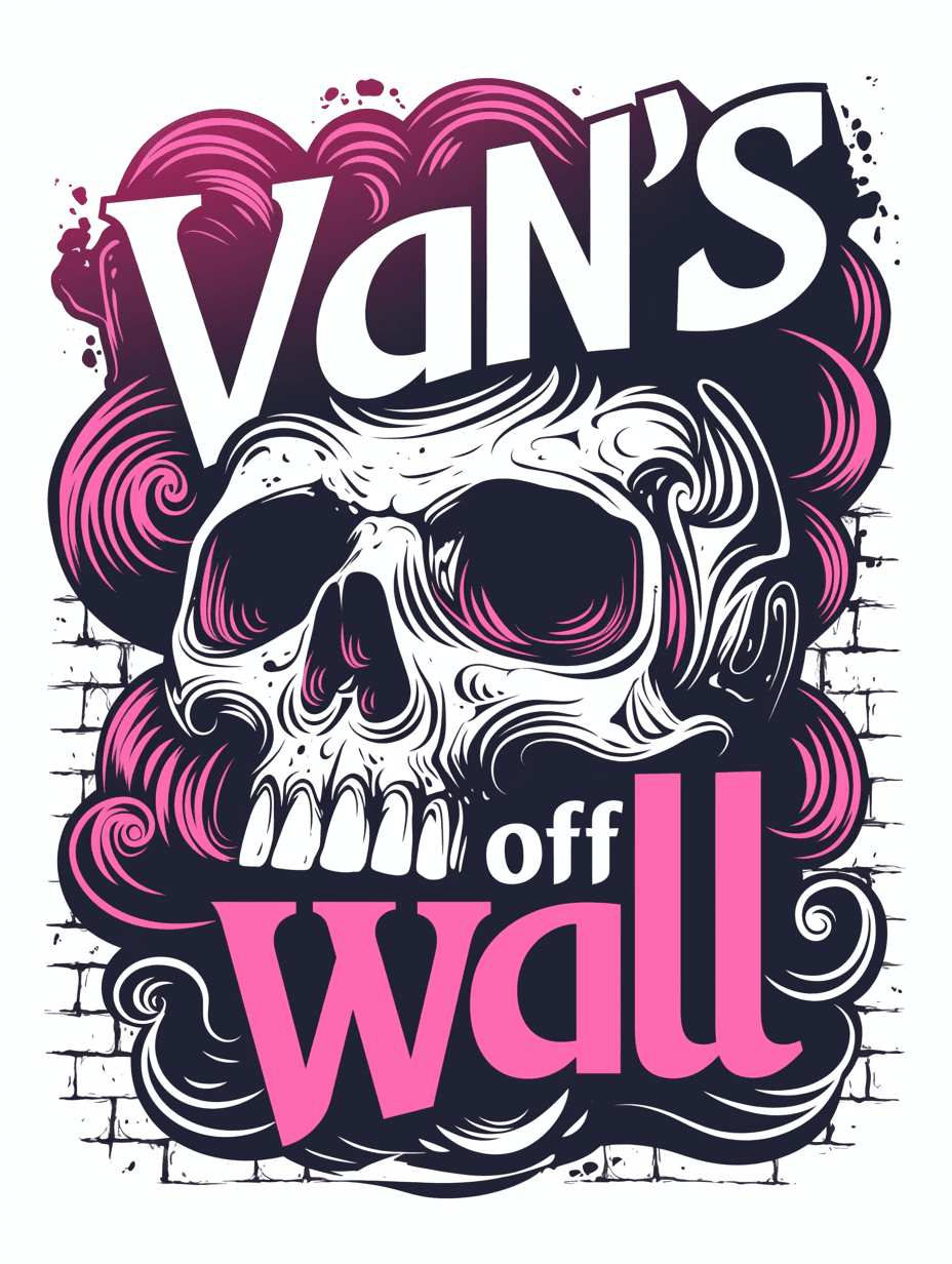 Sweet Cool Skull Carnival original repeating artwork