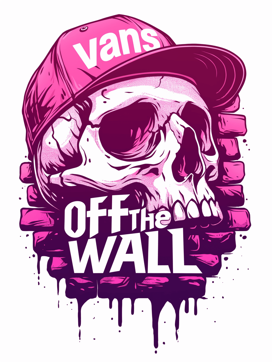 Sweet Cool Skull Sprint original repeating artwork