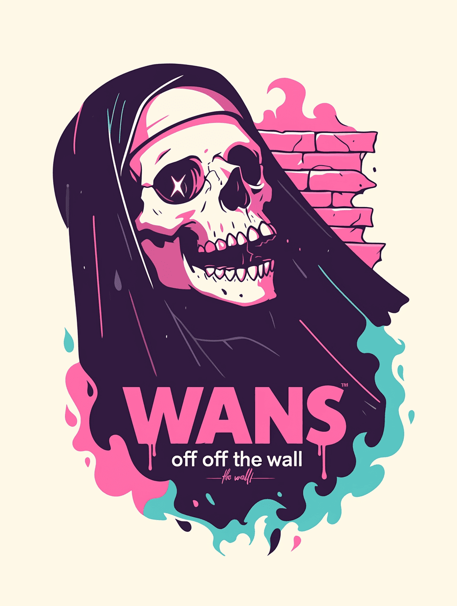 Sweet Cool Skull Rush original repeating artwork