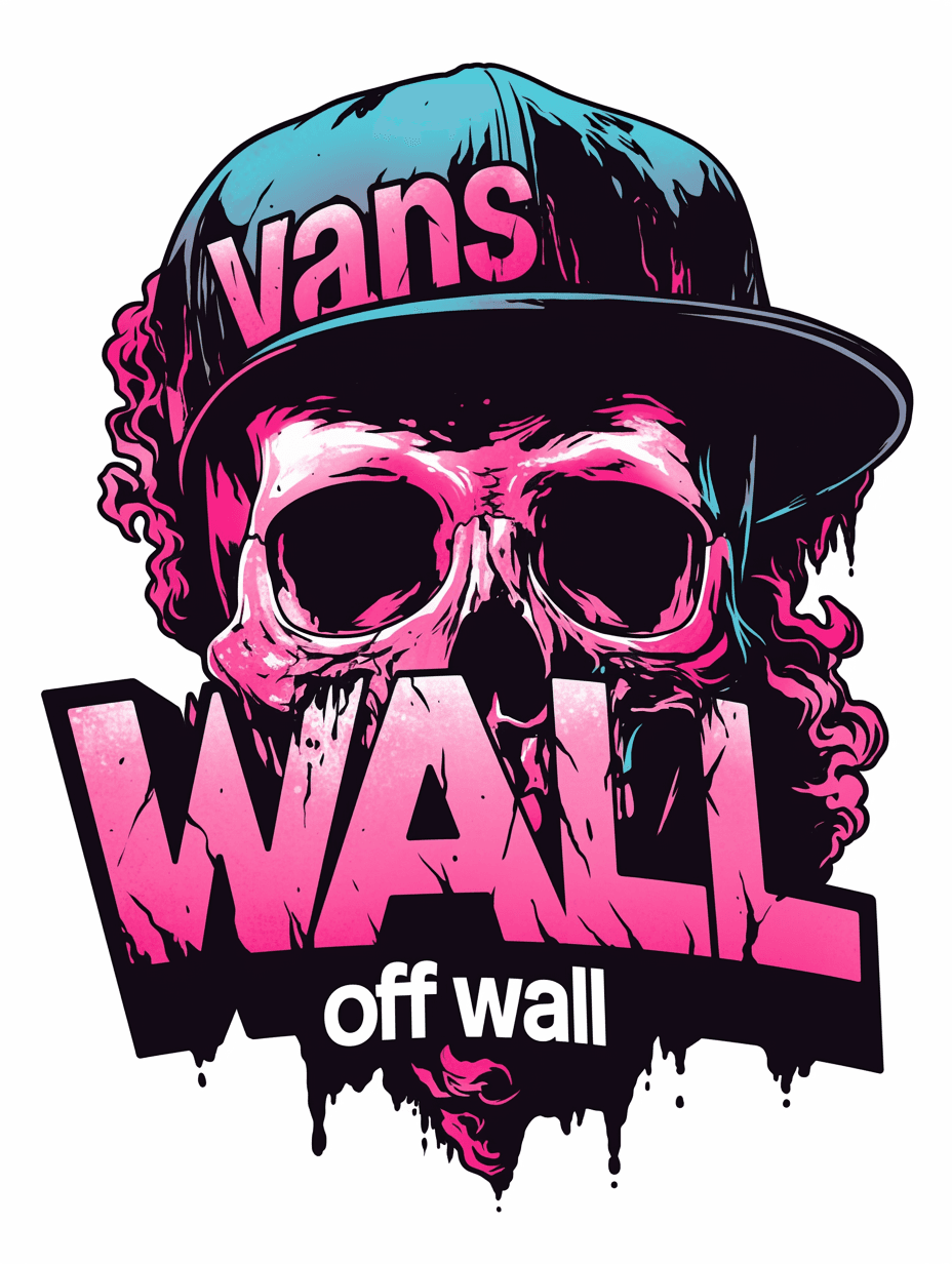Sweet Cool Skull Party original repeating artwork