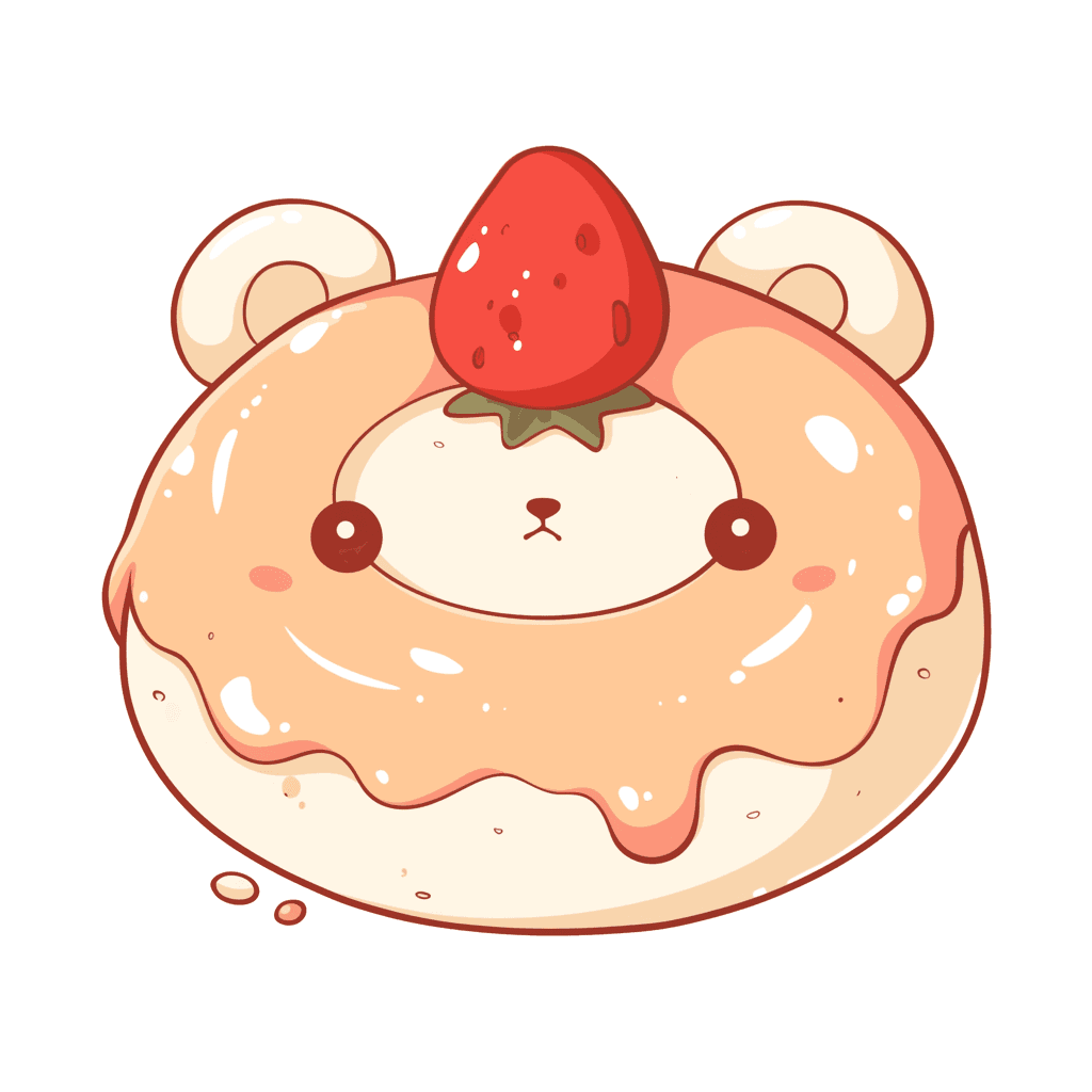 Strawberry Rest original repeating artwork