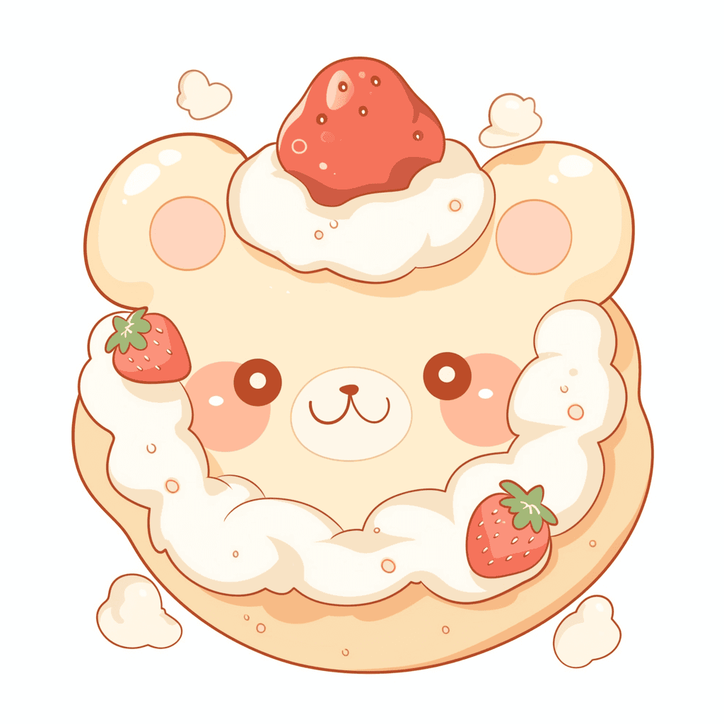 Strawberry Go original repeating artwork