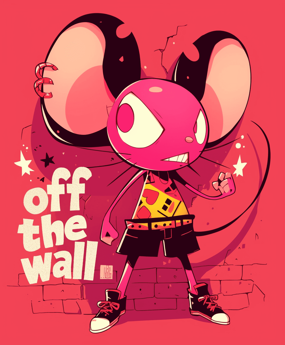 Sweet Cool Mouse original repeating artwork