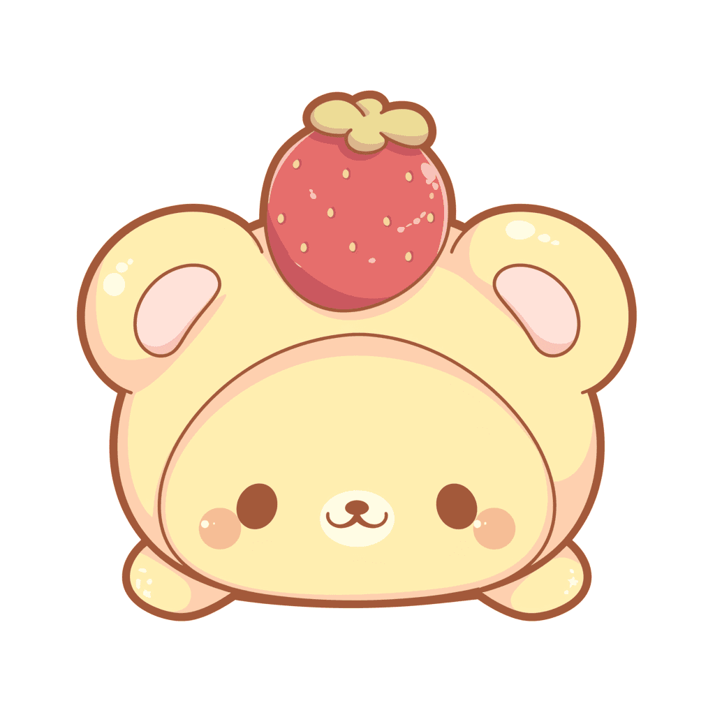 Strawberry Shine On original repeating artwork