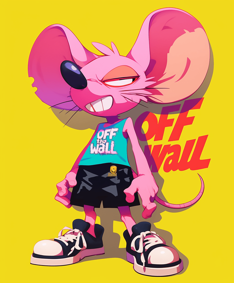 Sweet Cool Mouse Squad original repeating artwork